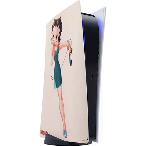 Betty Boop On the Phone PS5 Digital Edition Console Skin